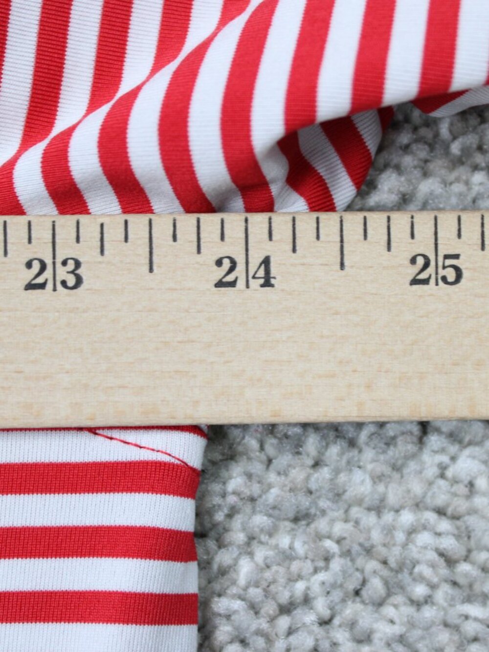 Southern Tide Polo Shirt Mens XL Red/White Performance Striped 4 Way Stretch S/S - Picture 9 of 11
